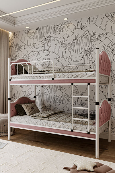 ARGİMO Melis Çift Katlı Metal Ranza Ve Karyola 90x190