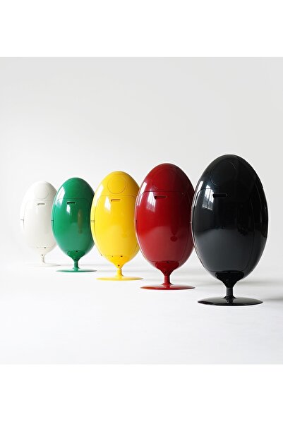 miniforms Egg Bin Tasarım Çöp Kovası Siyah Small Boy