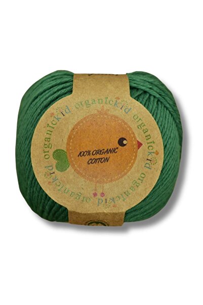 Genel Markalar Organik Pamuk Amigurumi Punch 50 gr El Örgü Ipi Yeşil 4'lü Paket