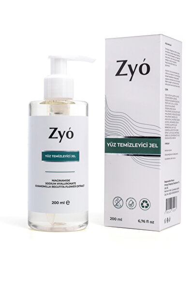 Zyo Yağlı Ve Karma Cilt Tipleri İçin Bariyer Onarıcı Nemlendirici Etkili Yüz Temizleme Jeli 200 ml
