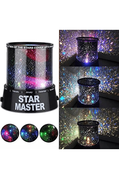 Yenimiyeni Star Master Gece Lambası Yıldız Yansıtmalı