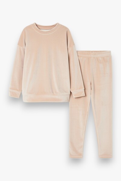 My Kids Wear Оксамитовий базовий однотонний дитячий костюм