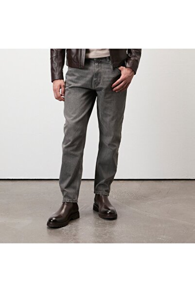 Desa Gaven Kahve Erkek Lastikli Deri Chelsea Bot