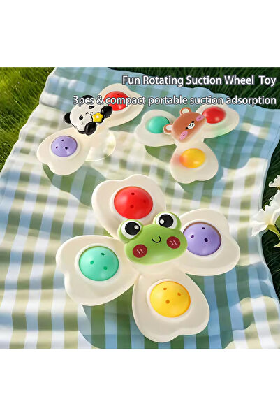 Choice عجلة شفط فطر لعبة دوارة ممتعة متعددة المشاهد قابلة للعب صغيرة محمولة ش...
