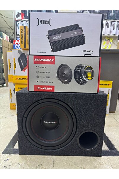 Soundmax 30 Kabinli Bass 1500 Watt+mobass Mb-50.4 Anfi+ 16cm Midrange