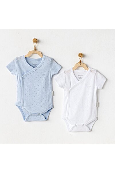andywawa Ac25555 Jacquard Basic 2'li Zıbın Body Blue White