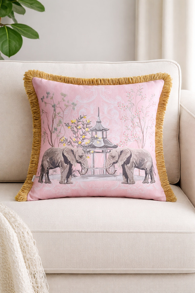 RİTMOHOME Fil Sa deznom Sa resama Vintage, Country, Skandinavski, Boemski 50x...