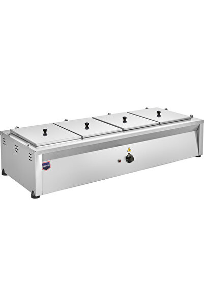 Remta Elektrikli Benmari Makinesi Set Üstü 4 Gözlü Kapaklı