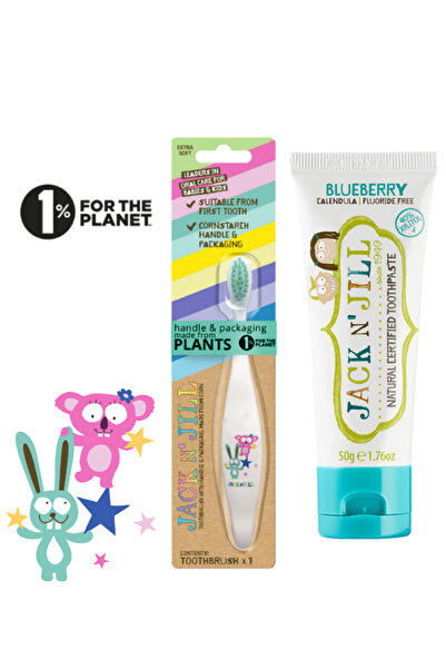 Jack N'Jill Jack N Jill Diş Fırçası Ve Diş Macunu (BUNNY&YABAN MERSİNİ)