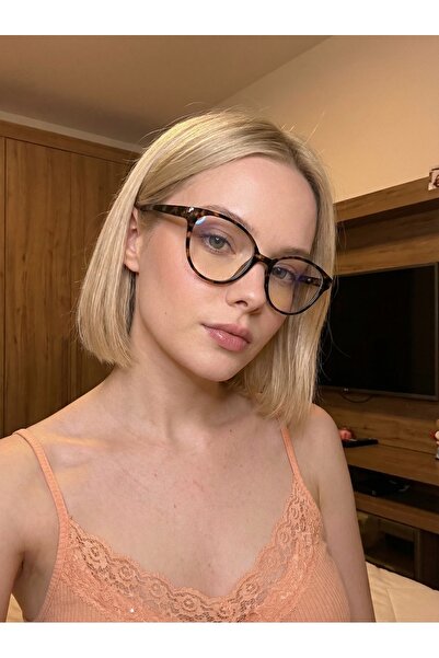 funeyes نظارات تانا ليوبارد ذات الفلتر الضوئي الأزرق يمكن تغييرها (مع مفصلات ...