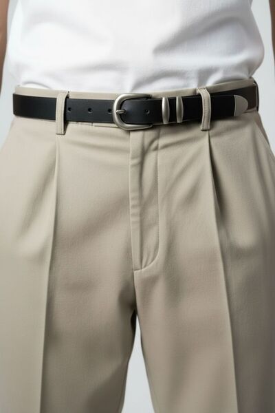 Gesa Erkek %100 Hakiki Deri kalay kaplamalı old money premium erkek kemer