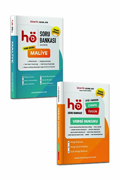 hukuk öğretir 2026 KPSS A MALİYE SORU BANKASI ( TAMAMI ÇÖZÜMLÜ 1478 )