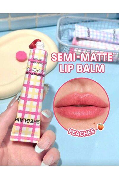 SHEGLAM Bubble Kiss Renkli Nemlendirici Lip Balm - Islak Bitişli Gloss Etkili