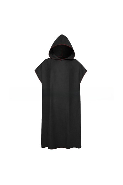 Choice منشفة بونشو بغطاء رأس للبالغين، مقاس 110×90 سم، رداء حمام سريع الجفاف ...