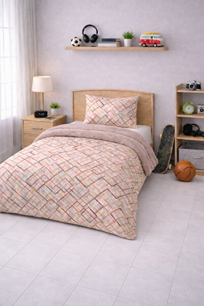 BAMİROSE Diamond Luxury Wellsoft Single Double-Sided Quilt + Pillowcase, Slee...
