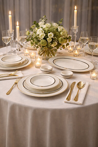 Hauzen Revol Sophia 12 Kişilik 56 Parça Yemek Takımı