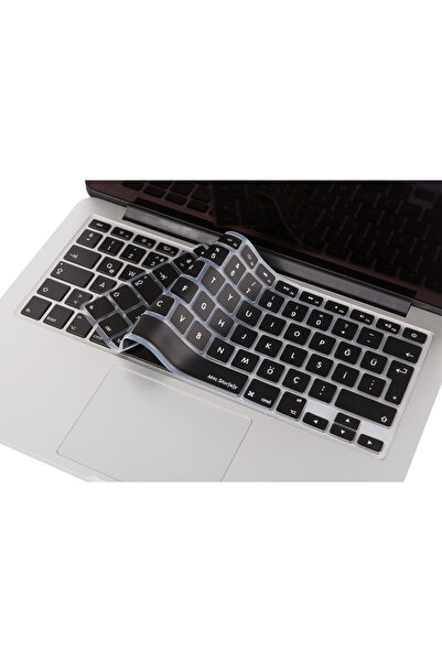 Mcstorey Macbook Kılıf Air Pro Klavye Koruyucu Türkçe Harf Baskılı Eski USB,H...