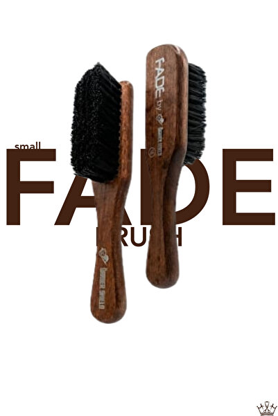 The Barber Shield Fade Fırça Tarak Berber Saç Malzemesi Ahşap Fade Brush Saç ...