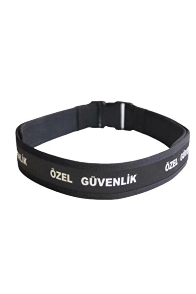 Genel Markalar Özel Güvenlik Yazılı Palaska Siyah Tek Ebat