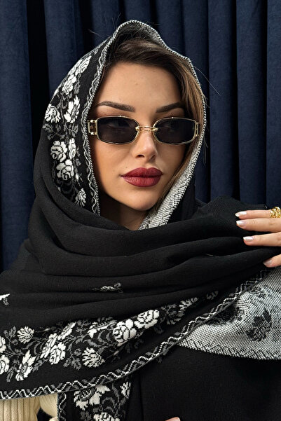 Neva Wear Anatolian Bloom Vintage Rose Shoulder Shawl. Knitted Shawl, Shawl, ...