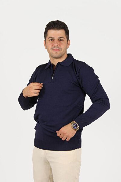 Mckanzie 711 Pulover cu fermoar cu guler polo