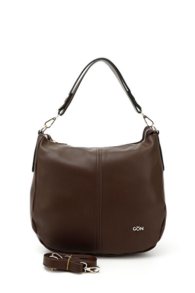 GÖNDERİ(R) Γυναικεία καφέ τσάντα χεριού και ώμου