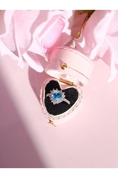 Reorah Collection Princess Promise Yüzük-gümüş Kaplama-mavi