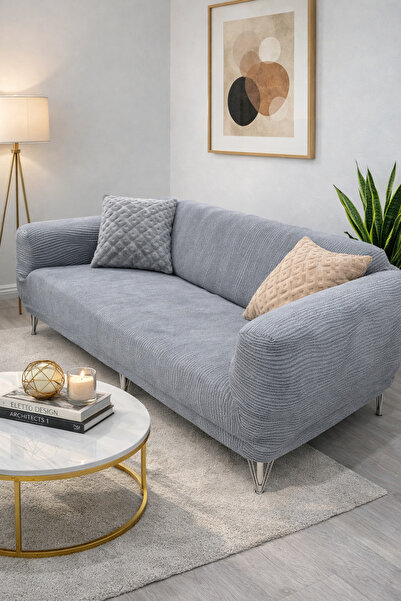 uzhanem غطاء أريكة جاكار لثلاثة أشخاص، قطعة واحدة من غطاء أريكة سرير المنتج