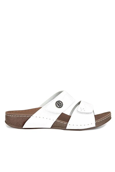 Muya Soft Anatomical Sole Four Seasons Genuine Leather Women's Slippers