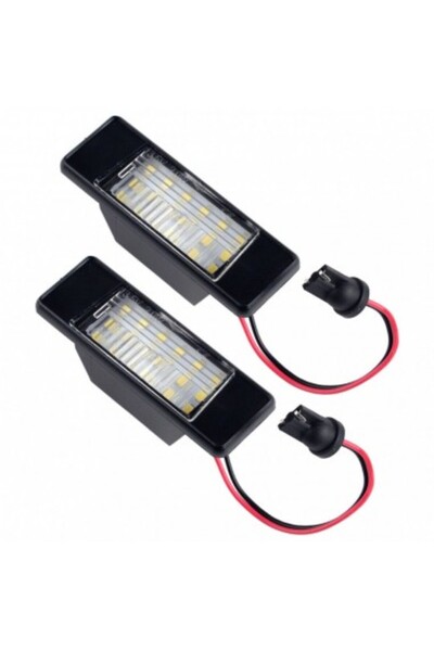 Xenon Bright Set de 2 becuri LED pentru numere de mașină Nissan Qashqai, Juke...