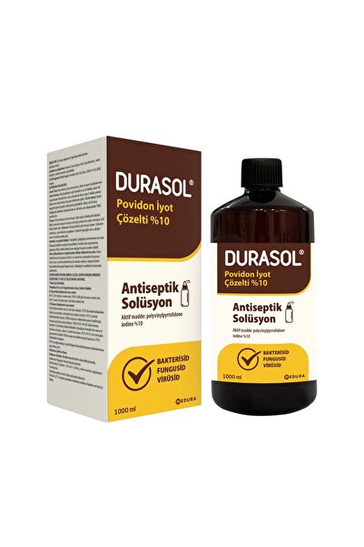 Durasol Antiseptik Solüsyon Povidon İyot Çözelti % 10 1000 ml 1 Adet