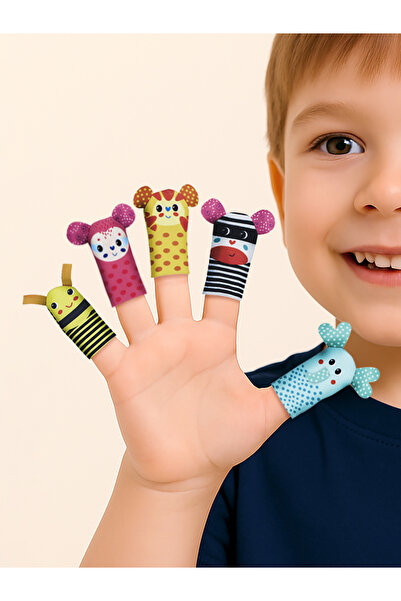 Molie Safari Temalı Parmak Kukla Seti