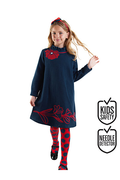 Denokids Rochie pentru fetiță, albastru bleumarin