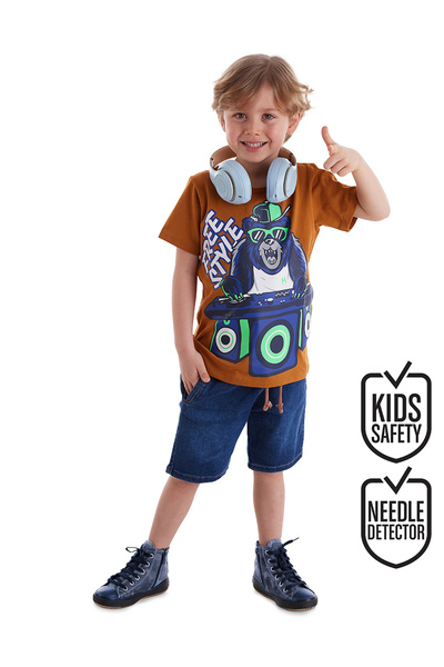 MSHB&G Set pantaloni scurți din blugi tricou DJ Boy