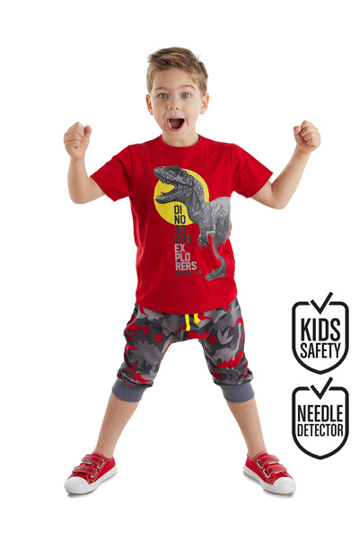 Denokids Σετ μπλουζάκι Dino Boy Capri Shorts