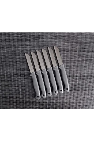 Solingen Meyve Bıçağı 6'lı Simli Gri