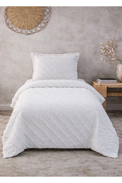 lusso stile Cuvertură de pat Vitelli cu ciucuri 180 x 250 Pernă simplă