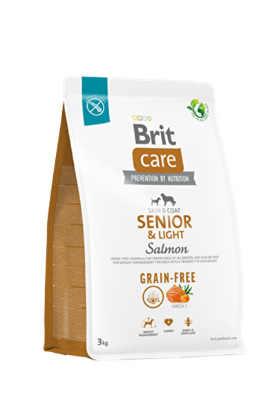 Brit Care Dog Grain Free Senior Light Salmon 3 Kg