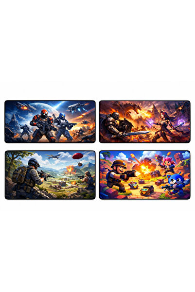 jetucuzal 70x30 Cm 13 DESEN 3MM KAYMAZ MOUSE PAD