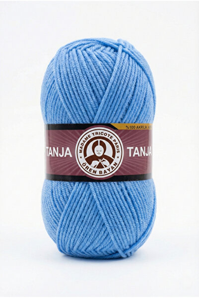Ören Bayan Tanja El Örgü İpi 100gr | 0015 Gökyüzü Mavisi |