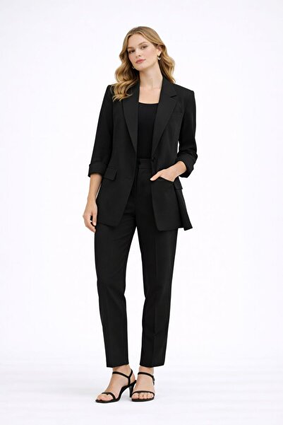 MG GİYİM STORE Women's Blazer Jacket Suit Office & Casual Stylish