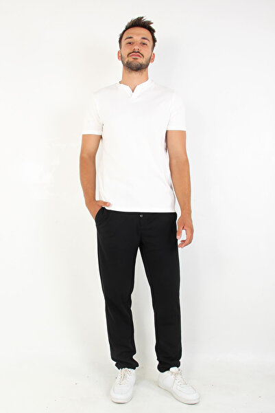 Mckanzie 2122 Tricou cu guler cu trei nasturi, cu nervuri, cu croiala moderna