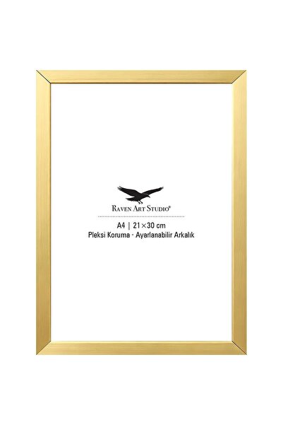Raven Art Studio Ermitaj A4 Ebat 21cm x 30cm Altın Resim Fotoğraf Belge Poste...