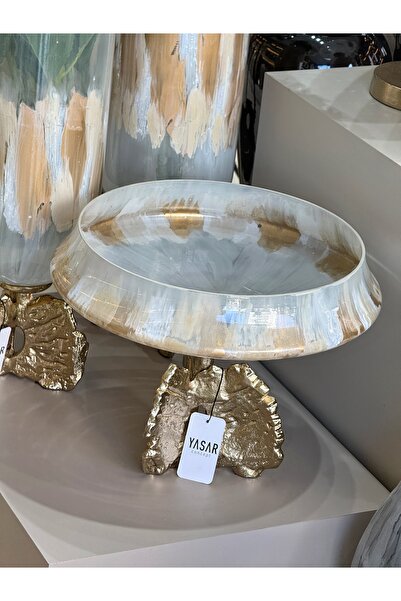 YASAR CONCEPT وعاء زجاجي من ساتورا