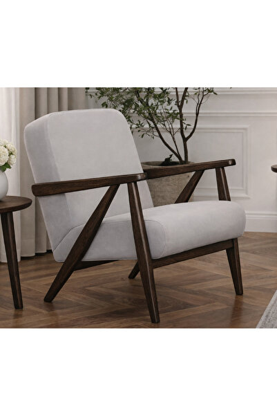 Normod Levy Koyu Meşe Berjer - Kadife