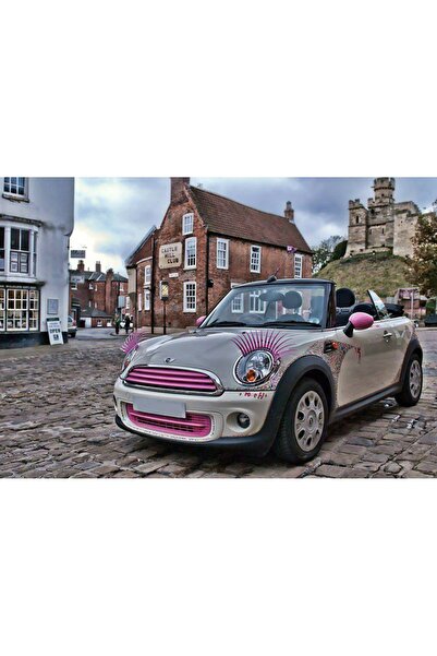 Etiket Yayınları غطاء مصباح أمامي للسيارة باللون الوردي (قطعة واحدة للمصباح ا...