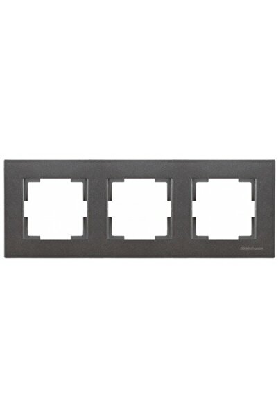 Mutlusan RITA SMOKED TRIPLE HORIZONTAL FRAME