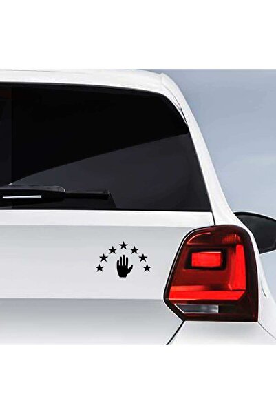 cnpromosyon Abhazya Bayrak Amblemi Arması Sticker, Oto Etiket, Araç Çıkartma,...