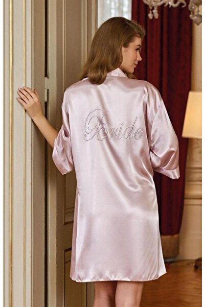 MOONGIRL Moon Girly 1153 Jewelled Satin Dressing Gown Bride / Bridal
