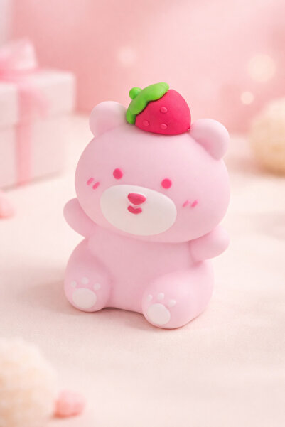 Giftpoint Strawberry Pink Bear Pencil Sharpener Bear Strawberry 1 Piece Cute ...